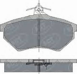 SCT-MANNOL SP 137 - Set placute frana,frana disc aaoparts.ro