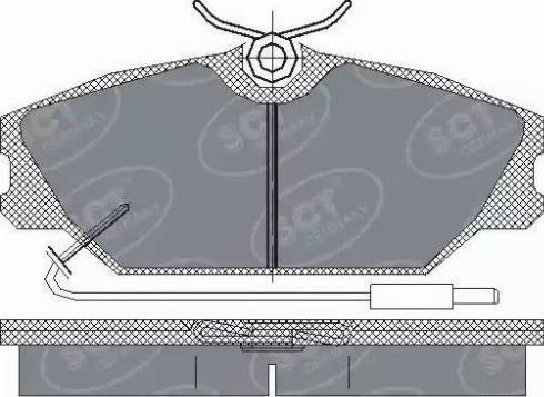 SCT-MANNOL SP 215 PR - Set placute frana,frana disc aaoparts.ro