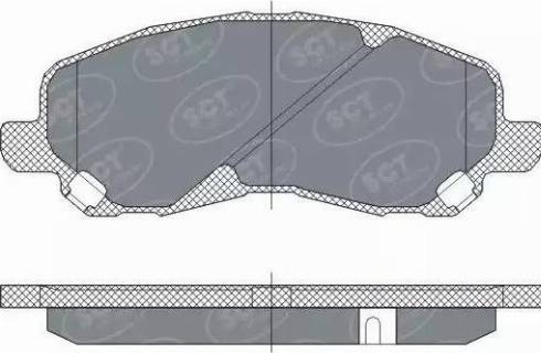 SCT-MANNOL SP 273 PR - Set placute frana,frana disc aaoparts.ro