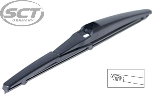 SCT-MANNOL 9489 REAR WIPER - Lamela stergator aaoparts.ro