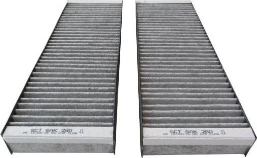 SCT-MANNOL SAK 260 - Filtru, aer habitaclu aaoparts.ro