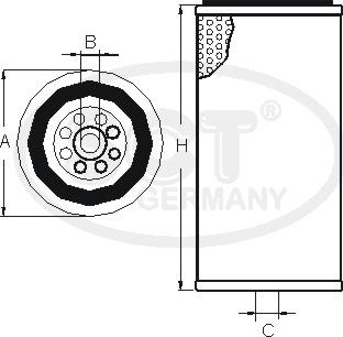 SCT-MANNOL SH 4750 - Filtru ulei aaoparts.ro