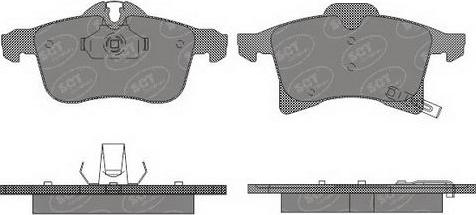 SCT-MANNOL SP 493 PR - Set placute frana,frana disc aaoparts.ro