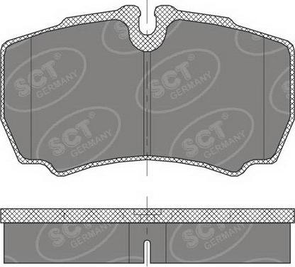 SCT-MANNOL SP 452 PR - Set placute frana,frana disc aaoparts.ro
