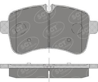 SCT-MANNOL SP 415 PR - Set placute frana,frana disc aaoparts.ro