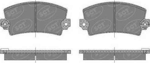 SCT-MANNOL SP 485 PR - Set placute frana,frana disc aaoparts.ro