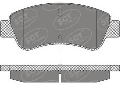 SCT-MANNOL SP 488 PR - Set placute frana,frana disc aaoparts.ro