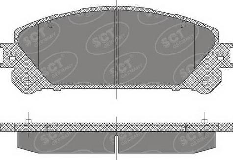 LEXUS 04465-78030 - Set placute frana,frana disc aaoparts.ro