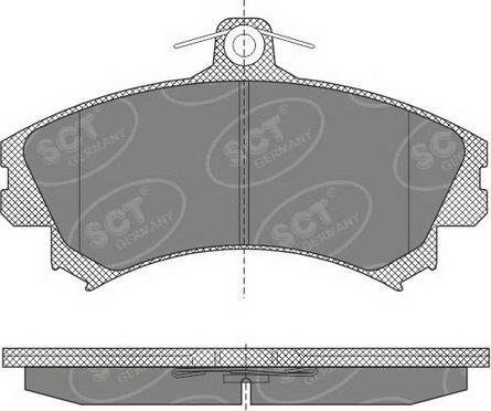 SCT-MANNOL SP 602 PR - Set placute frana,frana disc aaoparts.ro