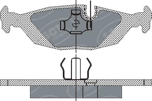 SCT-MANNOL SP 146 PR - Set placute frana,frana disc aaoparts.ro
