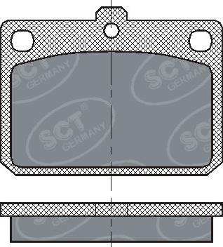 SCT-MANNOL SP 159 PR - Set placute frana,frana disc aaoparts.ro