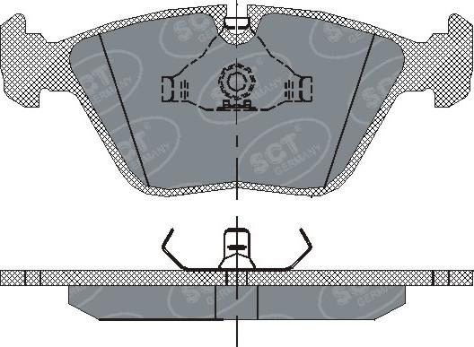 SCT-MANNOL SP 152 PR - Set placute frana,frana disc aaoparts.ro