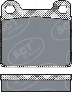 SCT-MANNOL SP 126 PR - Set placute frana,frana disc aaoparts.ro
