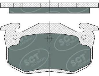 SCT-MANNOL SP 385 PR - Set placute frana,frana disc aaoparts.ro