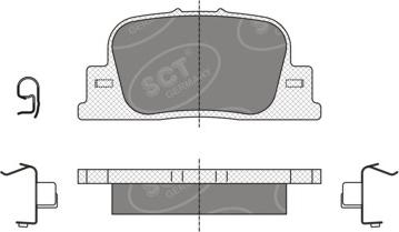 SCT-MANNOL SP 335 PR - Set placute frana,frana disc aaoparts.ro