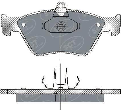 SCT-MANNOL SP 285 PR - Set placute frana,frana disc aaoparts.ro