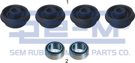 Sem Lastik 7780 - Set reparatie, lagare cabina sofer aaoparts.ro