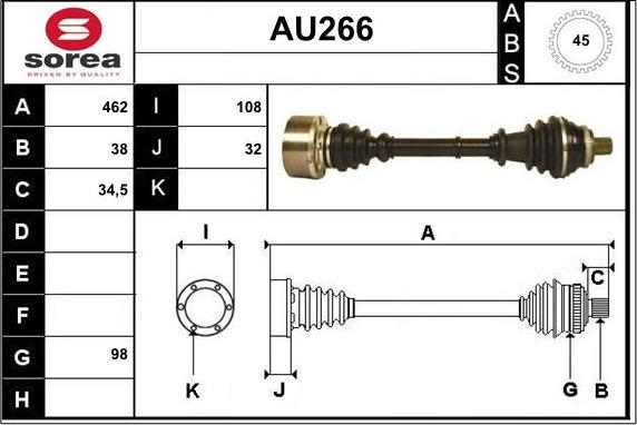 Sera AU266 - Planetara aaoparts.ro