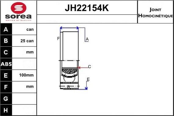 Sera JH22154K - Set articulatie, planetara aaoparts.ro