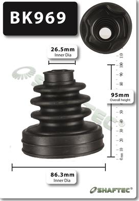 Shaftec BK969 - Burduf cauciuc, articulatie planetara aaoparts.ro