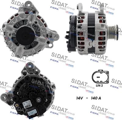 Sidat A12BH0882 - Generator / Alternator aaoparts.ro