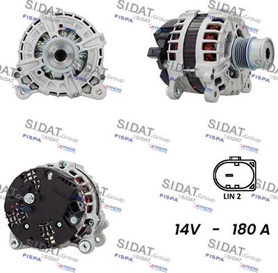 Sidat A12BH0877AS - Generator / Alternator aaoparts.ro