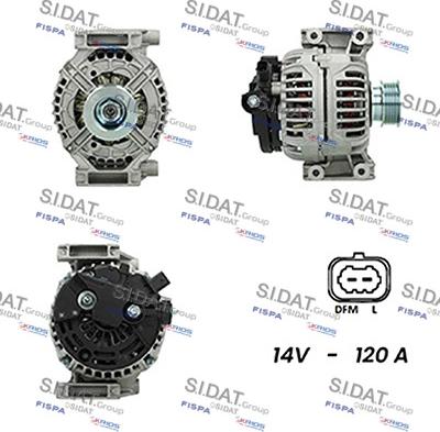 Sidat A12BH0350A2 - Generator / Alternator aaoparts.ro