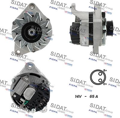 Sidat A12MA1193A2 - Generator / Alternator aaoparts.ro