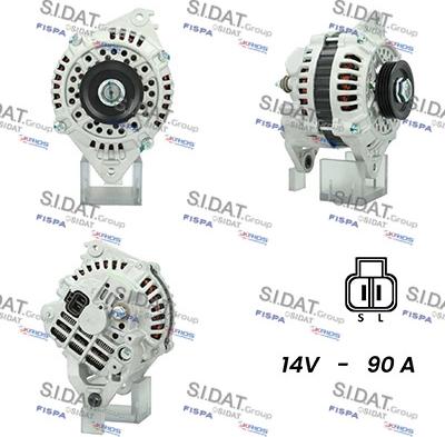 Sidat A12MH0660A2 - Generator / Alternator aaoparts.ro