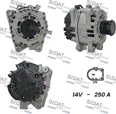 Sidat A12VA0308A2 - Generator / Alternator aaoparts.ro