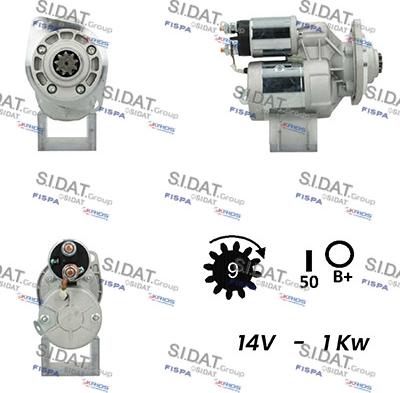 Sidat S12MG0353A2 - Starter aaoparts.ro