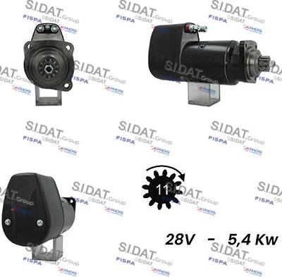 Sidat S24BH0102A2 - Starter aaoparts.ro
