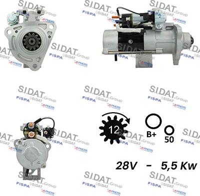 Sidat S24MH0109 - Starter aaoparts.ro