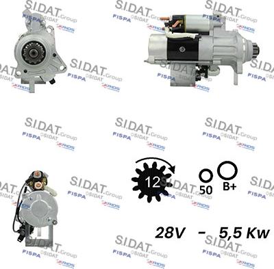 Sidat S24MH0110 - Starter aaoparts.ro