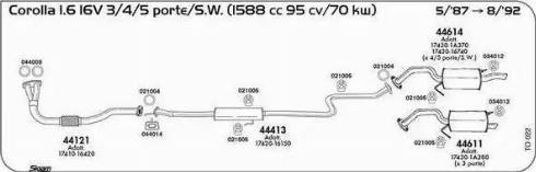 Sigam 021005 - Suport, toba esapament aaoparts.ro