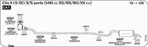 Sigam 020018 - Conector teava, sistem de esapament aaoparts.ro