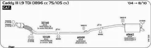 Sigam 90060 - Conector teava, sistem de esapament aaoparts.ro