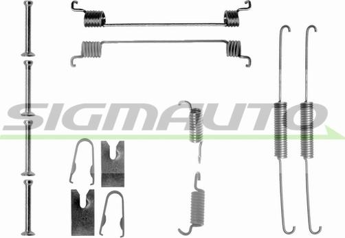 SIGMAUTO SK5069 - Set accesorii, sabot de frana aaoparts.ro