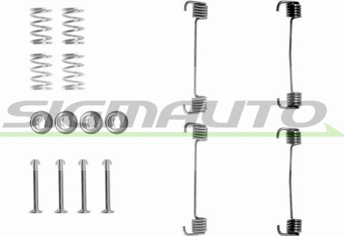 SIGMAUTO SK0619 - Set accesorii, sabot de frana aaoparts.ro
