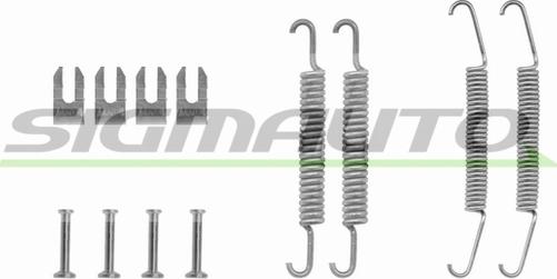 SIGMAUTO SK0610 - Set accesorii, sabot de frana aaoparts.ro