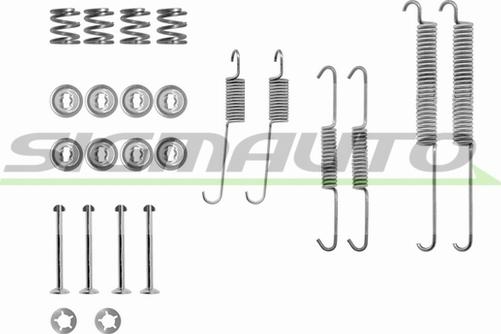 SIGMAUTO SK0678 - Set accesorii, sabot de frana aaoparts.ro