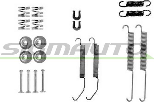 SIGMAUTO SK0033 - Set accesorii, sabot de frana aaoparts.ro