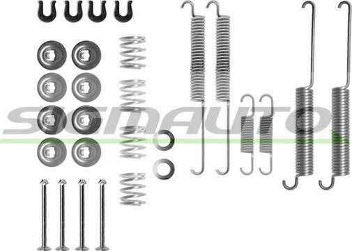SIGMAUTO SK0787 - Set accesorii, sabot de frana aaoparts.ro