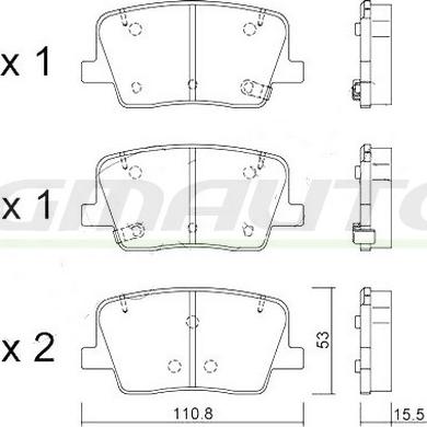 SIGMAUTO SPB995 - Set placute frana,frana disc aaoparts.ro