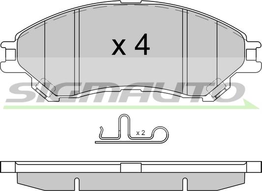 GMC 2597901 - Set placute frana,frana disc aaoparts.ro