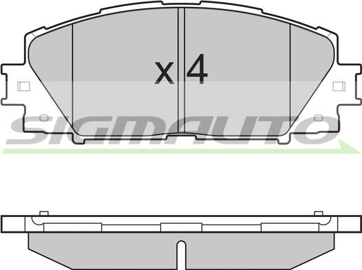 SAFETY TD1184 - Set placute frana,frana disc aaoparts.ro