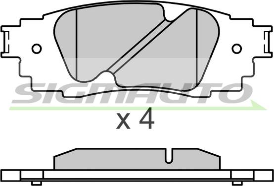 LEXUS NS554 - Set placute frana,frana disc aaoparts.ro