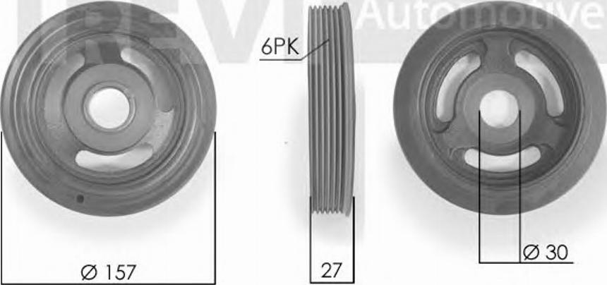 S&K SK769880 - Fulie curea, arbore cotit aaoparts.ro