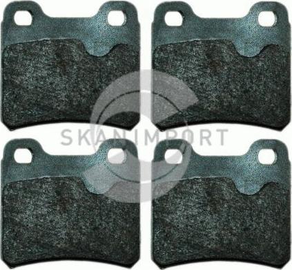 SKANIMPORT BB 7072 - Set placute frana,frana disc aaoparts.ro