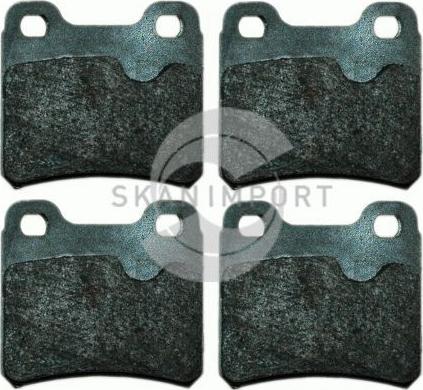 SKANIMPORT BH 7072 - Set placute frana,frana disc aaoparts.ro